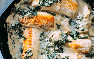 Cheesy Fish Pie with Kale